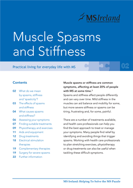 Muscle Spasms and Stiffness