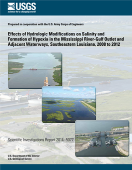 Effects of Hydrologic Modifications on Salinity and Formation of Hypoxia In