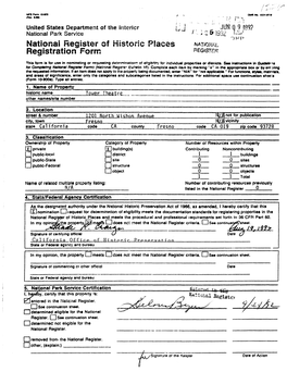 National Register of Historic Places Registration Form