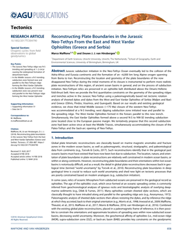 Reconstructing Plate Boundaries in The