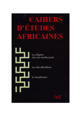 Cahiers D'études Africaines, XXXIX (2), 154 : 409-432