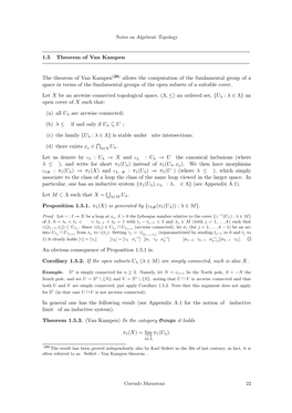 Theorem of Van Kampen, Covering Spaces, Examples and Complements