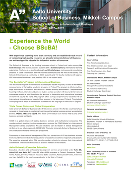 Choose Bscba!