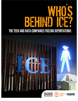 Who's Behind ICE: Tech and Data Companies Fueling Deportations