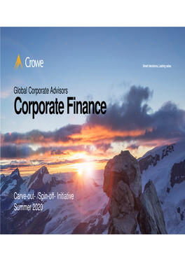 Corporate Finance