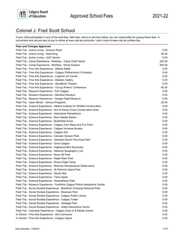 Colonel J. Fred Scott School