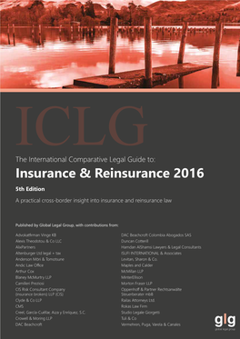 Insurance & Reinsurance 2016