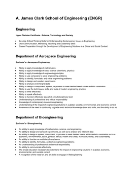 (ENGR) A. James Clark School of Engineering