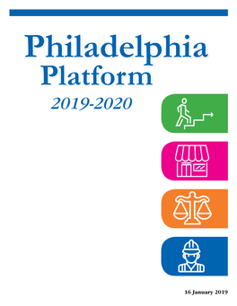 Philadelphia Platform 2019-2020