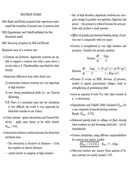 NEUTRON STARS 1934: Baade and Zwicky Proposed That Supernovae