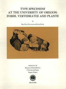 Fossil Vertebrates and Plants