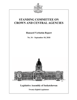 September 10, 2018 Crown and Central Agencies Committee 683