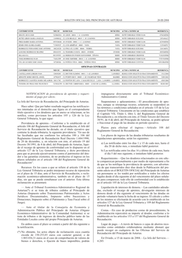 NOTIFICACION De Providencia De Apremio Y Requeri- Impugnarse Directamente Ante El Tribunal Económico- Miento Al Pago Por Edicto