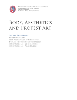 Body, Aesthetics and Protest Art