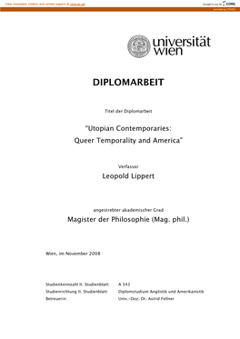 Diplomarbeit