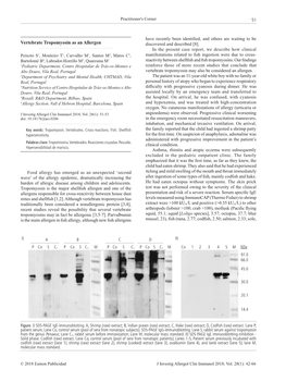 Vertebrate Tropomyosin As an Allergen Discovered and Described [8]