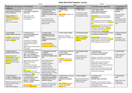 Nokia World 2011 Speakers' Corners Day 1 Day 2 I