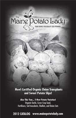 Certified Organic Onion Transplants and Sweet Potato Slips!