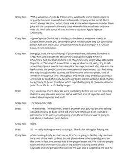 Krazy Ken: with a Valuation of Over $2 Trillion and a Worldwide Iconic Brand, Apple Is Arguably the Most Successful and Infuential Company in the World