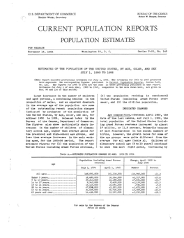 Current Popui .. a Tion Reports