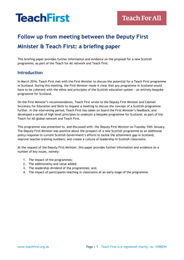 A Briefing Paper