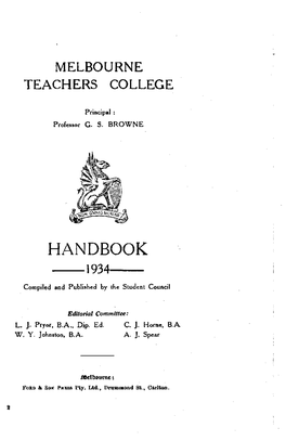 Handbook 1934