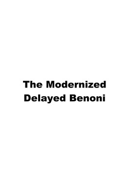 The Modernized Delayed Benoni.Indd