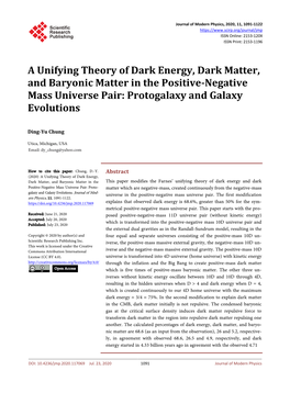 A Unifying Theory of Dark Energy, Dark Matter, and Baryonic Matter in the Positive-Negative Mass Universe Pair: Protogalaxy and Galaxy Evolutions