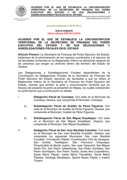 Ley De Ingresos Del Estado De Oaxaca 2013