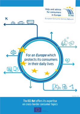 For an Europe Which Protects Its Consumers in Their Daily Lives