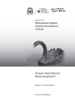 Metropolitan Region Scheme Amendment 1270/41, Ocean Reef Marina Redevelopment, Report on Submissions
