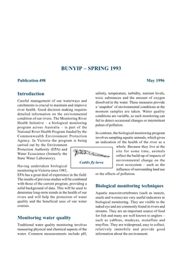 Bunyip – Spring 1993