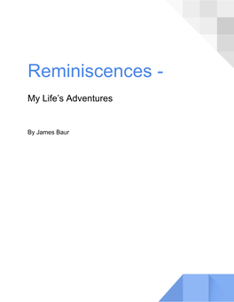 Reminiscences