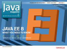 Java Magazine, November/December 2017