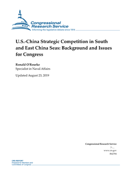 US-China Strategic Competition in South and East