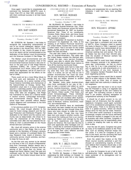 CONGRESSIONAL RECORD— Extensions Of