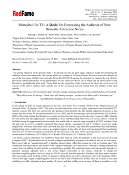 A Model for Forecasting the Audience of New Dramatic Television Series