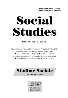 Studime Sociale Vëll