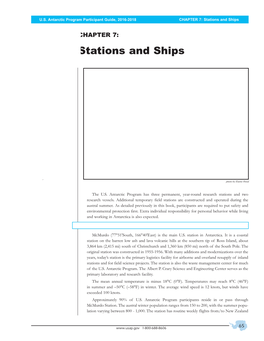 CHAPTER 7: Stations and Ships