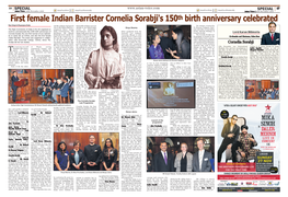 First Female Indian Barrister Cornelia Sorabji's 150Th Birth Anniversary