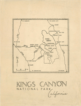 JONGS CANYON NATIONAL PARK/ /If UNITED STATES KINGS CANYON DEPARTTTTT of the INTERIOR NATIONAL PARK HAROLD L