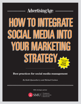 Best Practices for Social Media Management