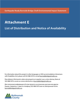 Draft Environmental Impact Statement