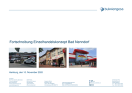 Fortschreibung Einzelhandelskonzept Bad Nenndorf