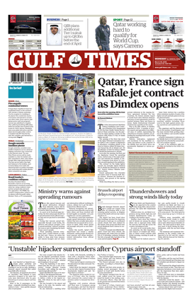 Qatar, France Sign Rafale Jet Contract As Dimdex Opens