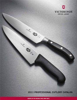 2011 Professional Cutlery Catalog