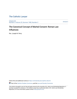 Roman Law Influences