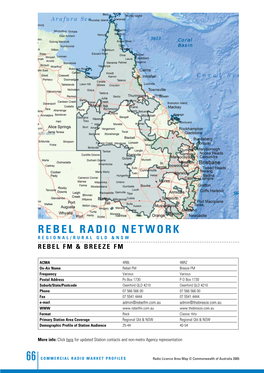 Rebel Radio Network Regional/Rural Qld &Nsw REBEL FM & BREEZE FM