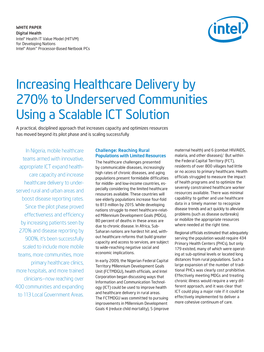 Increasing Healthcare Delivery by 270% to Underserved Communities