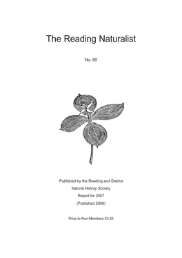 The Reading Naturalist